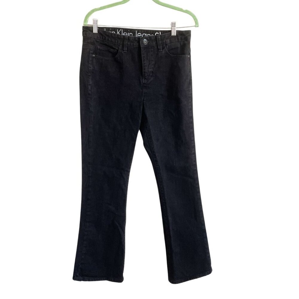Calvin Klein Black Jeans Shape Boot Cut Women's Size 10